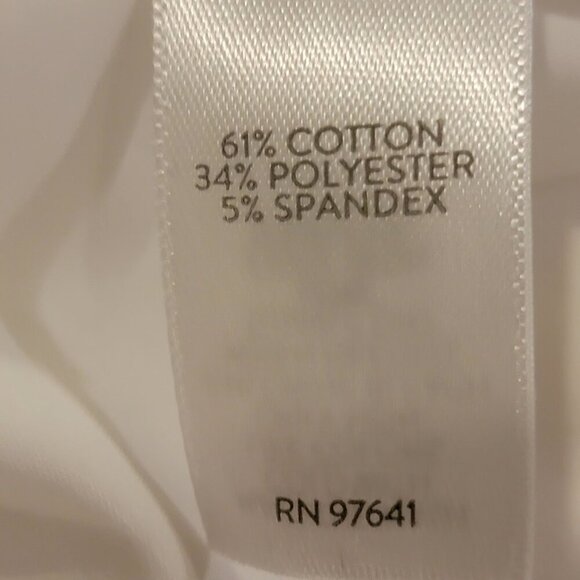 J. Jill White Shirt Collection Off Shoulder Top M Cotton Blend - Picture 10 of 14